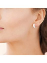 L'atelier précieux Srebrne kolczyki-kreole rozmiar: onesize. Szare kolczyki damskie L'Atélier Précieux, srebrne. Za 281.10 zł.