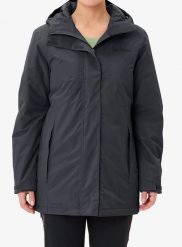 Kurtka ocieplana damska Vaude Rosemoor Padded Parka. Czarne kurtki damskie Vaude, na zimę, m, bez wzorów, bez kaptura. Za 709.49 zł.