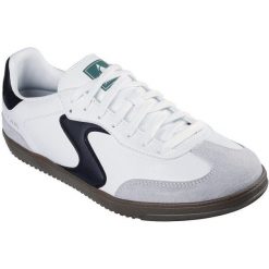 Buty sportowe męskie Skechers Hotshot Pyke. Białe buty sportowe na co dzień męskie Skechers, na lato, z materiału, bez zapięcia, trekkingowe. Za 229.99 zł.