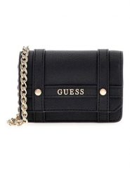 Guess Torebka w kolorze czarnym - 13 x 9 x 3 cm rozmiar: onesize. Czarne torebki klasyczne damskie Guess, z aplikacjami, z materiału, bez dodatków. Za 281.10 zł.