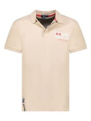 Canadian Peak Koszulka polo "Koffreak" w kolorze beżowym rozmiar: L. Brązowe koszulki polo męskie Canadian Peak, l, bez wzorów, z bawełny, bez ramiączek. Za 86.99 zł.