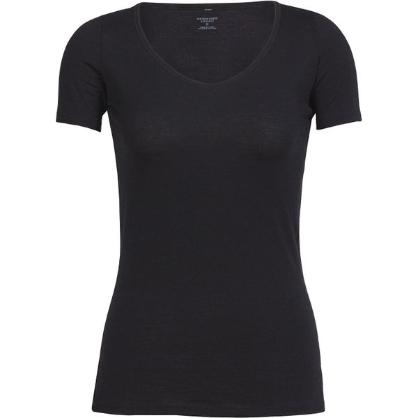 Koszulka damska Icebreaker Siren SS Sweetheart T-Shirt. Czarne t-shirty damskie Icebreaker, l, bez wzorów, z dżerseju, bez kołnierzyka. Za 301.95 zł.