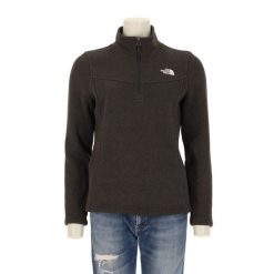 Damski szary polarowy sweter TNF. Szare swetry klasyczne damskie The North Face, l, z polaru, bez kołnierzyka. Za 127.76 zł.