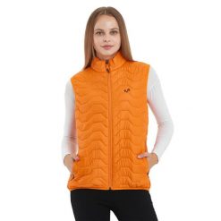Kamizelka turystyczna damska Woolona Merino. Brązowe kamizelki damskie WOOLONA, l, z wełny. W wyprzedaży za 378.00 zł.