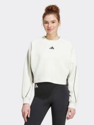 Adidas Bluza w kolorze kremowym rozmiar: XS. Brązowe bluzy bez kaptura damskie Adidas, xs. Za 174.02 zł.
