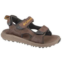 Sandały Columbia Konos Hiker 3-Strap Sandal 2121571231 brązowe. Brązowe sandały męskie z gumy, bez zapięcia. W wyprzedaży za 373.38 zł.