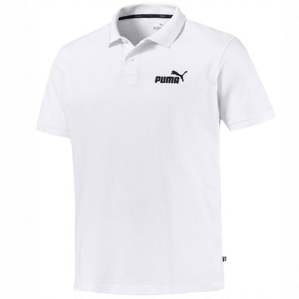Koszulka polo męska 851759 02 z krótkim rękawem. Białe koszulki polo męskie Puma, m, bez wzorów, z bawełny, bez ramiączek. Za 99.00 zł.
