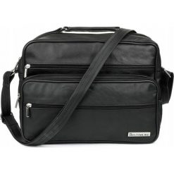 Torba męska na ramię czarna Beltimore F71. Czarne torby na laptopa damskie bez wzorów. Za 208.99 zł.