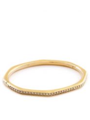 Swarovski Bransoletka Dextera bangle 5724581 Złoty. Żółte bransoletki damskie Swarovski, metalowe. Za 529.99 zł.