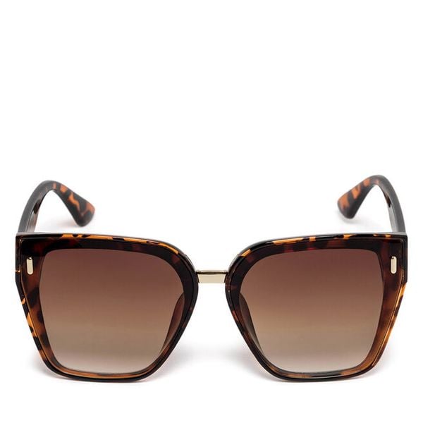 Okulary przeciwsłoneczne Jenny Fairy. Brązowe okulary przeciwsłoneczne damskie Jenny Fairy. Za 39.99 zł.