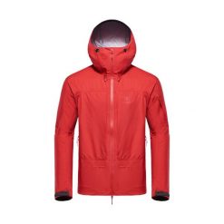 Kurtka przeciwdeszczowa męska BLACKYAK Brangus. Czerwone kurtki treningowe męskie BLACK YAK, m, bez wzorów, z gore-texu, wspinaczkowe, gore-tex. Za 1,139.00 zł.