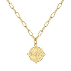 EASTSIDE Łańcuszek Stal nierdzewna Żółte złoto Naszyjniki 1 ct Damski. Żółte naszyjniki damskie Eastside, pozłacane. Za 159.99 zł.