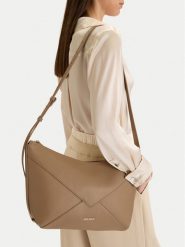 GINO ROSSI Torebka C-LDA8558 Beżowy. Brązowe torebki klasyczne damskie Gino Rossi, bez wzorów, z materiału, bez dodatków. Za 199.99 zł.