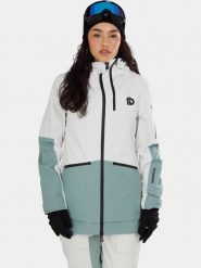 Kurtka Narciarska Damska Fundango Nashua ECO 3L. Białe kurtki damskie Fundango, na zimę, l, bez wzorów, z materiału, bez kaptura. Za 699.00 zł.