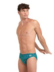 Arena Kąpielówki w kolorze turkusowym rozmiar: 8. Niebieskie kąpielówki męskie Arena, bez wzorów, z materiału. Za 65.38 zł.