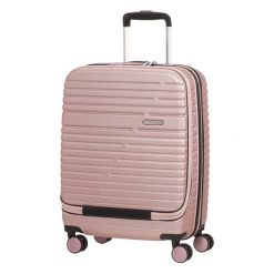 American Tourister Walizka podróżna Aero Racer 55 cm Frontloader różowa. Czerwone torby na laptopa damskie AMERICAN TOURISTER, bez wzorów. W wyprzedaży za 432.00 zł.