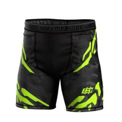 Spodenki Vale Tudo do MMA męskie EXTREME HOBBY BLACK PANTHER. Czarne szorty męskie EXTREME HOBBY, z elastanu, bez kołnierzyka. Za 179.00 zł.