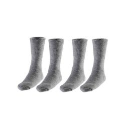 Męskie Skarpety Termiczne - 4 Pary - Średni Szary. Szare skarpetki męskie HEAT KEEPER, bez wzorów, z elastanu. W wyprzedaży za 182.06 zł.