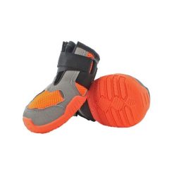 Buty I-DOG KHAN PAD N'PROTECT AIR pomarańczowe. Brązowe buty trekkingowe męskie I-DOG, z meshu, bez zapięcia, outdoorowe. Za 216.20 zł.