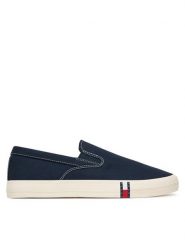 Tommy Jeans Tenisówki Archive Vulc. Y2K Slip On EM0EM01675 Granatowy. Niebieskie trampki i tenisówki męskie Tommy Jeans, bez wzorów, z jeansu, bez zapięcia. Za 289.99 zł.