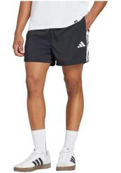 Adidas M 3S CHELSEA 5 czarne spodenki męskie - AEROREADY. Czarne szorty męskie Adidas, z materiału, bez kołnierzyka. Za 129.45 zł.