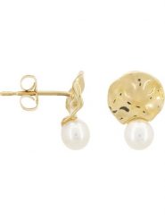 BY COLETTE Złote kolczyki-wkrętki "Paloma Pearl" z perłami rozmiar: onesize. Żółte kolczyki damskie BY COLETTE, z perłą, złote. Za 430.46 zł.