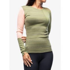 Bluza termiczna damska Ortovox 185 Rock N Wool Long Sleeve. Zielone bluzy bez kaptura damskie ORTOVOX. Za 420.99 zł.