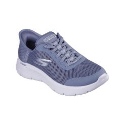Tenisówki Skechers Model Slip-ins Go Walk Flex Kolor Niebieski. Niebieskie trampki i tenisówki damskie Skechers, bez wzorów, z tkaniny. Za 299.00 zł.