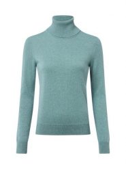 Franco Callegari Sweter z kaszmiru Kobiety Kaszmir zielony, XXL. Zielone golfy damskie Franco Callegari, xxl, bez wzorów, z kaszmiru, bez ramiączek. Za 499.95 zł.