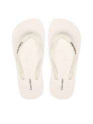 Calvin Klein Japonki Arwa - Metallic Pearlised Flip Flops HW0HW02956 Biały. Białe klapki damskie CALVIN KLEIN, bez wzorów, z syntetyku, bez obcasa. Za 149.99 zł.
