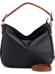 Mia Tomazzi Skórzana torebka "Molise" w kolorze czarnym - 30 x 20 x 8 cm rozmiar: onesize. Czarne torebki klasyczne damskie Mia Tomazzi, bez wzorów, z materiału, bez dodatków. Za 252.99 zł.