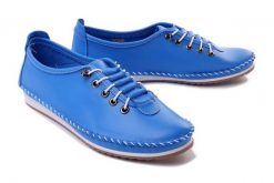 ARTIKER RELAKS 52C0663 blue, półbuty damskie. Niebieskie półbuty damskie Artiker Relaks, bez wzorów, ze skóry, bez obcasa. Za 125.94 zł.
