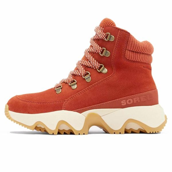 Buty Sorel Kinetic™ Impact Conquest Plus Wp Damskie. Czerwone obuwie trekkingowe damskie Sorel, na zimę. Za 585.99 zł.