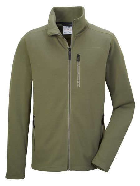 G.I.G.A. DX by KILLTEC Kurtka polarowa "GS 78" w kolorze khaki rozmiar: M. Brązowe kurtki męskie G.I.G.A. DX by KILLTEC, m, bez wzorów, z polaru, bez kaptura. Za 124.11 zł.