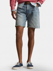 Polo Ralph Lauren Szorty jeansowe 710P08162001 Niebieski Regular Fit. Niebieskie szorty męskie Polo Ralph Lauren, bez wzorów, z bawełny. Za 728.99 zł.