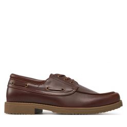 Mokasyny Jack & Jones. Brązowe mokasyny męskie Jack & Jones. Za 129.99 zł.