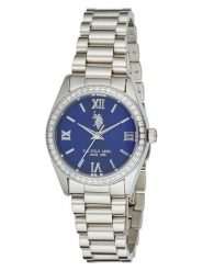 U.S. Polo Assn. Zegarek kwarcowy w kolorze srebrno-niebieskim rozmiar: onesize. Szare, analogowe zegarki damskie U.S. Polo Assn., metalowe. Za 241.95 zł.