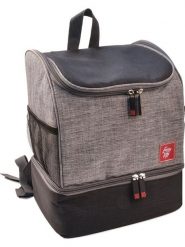 IRIS Barcelona Plecak termiczny "Cooler" w kolorze szarobrązowym - 23,5 x 29 x 18 cm rozmiar: onesize. Brązowe plecaki damskie IRIS Barcelona, bez wzorów, z materiału, sportowe. Za 118.56 zł.