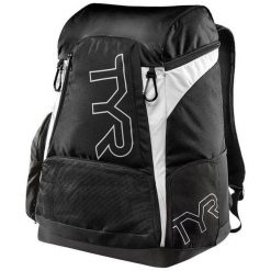 Plecak sportowy TYR Alliance 45L – wodoodporny, pojemny, lekki. Białe plecaki damskie TYR, bez wzorów. Za 289.00 zł.