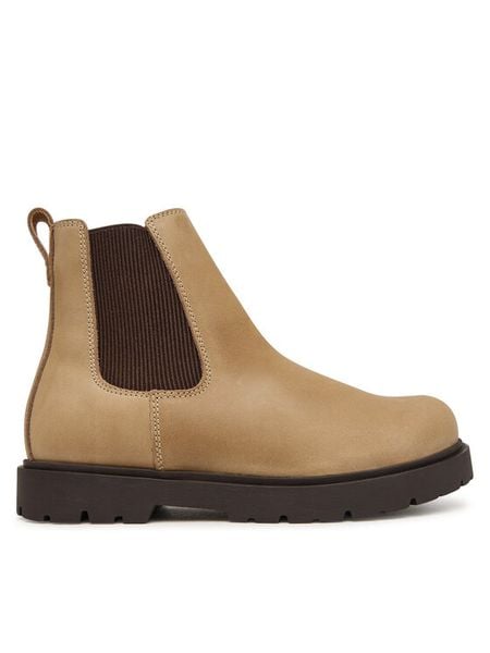Birkenstock Sztyblety Highwood Slip On 1033190 Beżowy. Brązowe trampki i tenisówki damskie Birkenstock, bez wzorów, ze skóry. Za 854.99 zł.