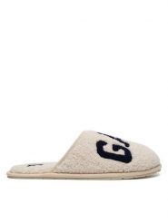 Gap Kapcie PLANO HOMESLIPPER W GP508015AW-OFNV Biały. Białe kapcie damskie GAP, z materiału. Za 129.99 zł.