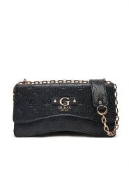 Guess Torebka HWPD95 29210 Czarny. Czarne torebki klasyczne damskie Guess, z aplikacjami, ze skóry, wizytowe, bez kołnierzyka, bez ramiączek. Za 589.99 zł.