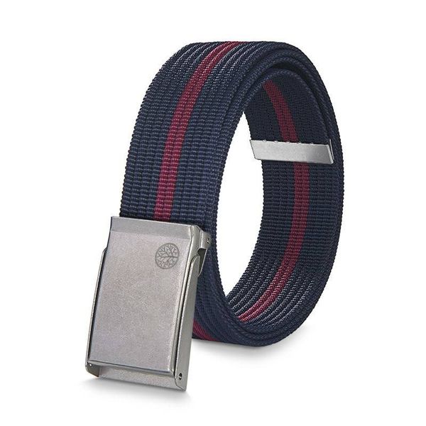 Pasek parciany BETLEWSKI PRC-17_SR-0 L granatowy. Niebieskie paski męskie Betlewski, bez wzorów, z materiału. Za 34.99 zł.