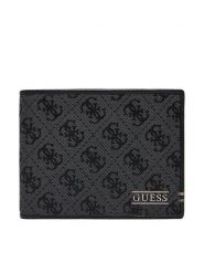 Guess Portfel SMBOLJ LEA20 Czarny. Czarne portfele męskie Guess, z aplikacjami, z materiału. Za 329.99 zł.