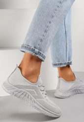 Szare Buty Sportowe Bemostom. Szare buty sportowe na co dzień damskie Renee, bez wzorów, z jeansu, na fitness i siłownię. Za 39.99 zł.