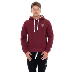 Bluza zimowa Herren z Kapuze zum Überziehen, mała Leone 1947 Logo. Czerwone bluzy bez kaptura męskie LEONE 1947 APPAREL, na zimę, bez wzorów, z bawełny, sportowe, bez kołnierzyka, bez ramiączek. W wyprzedaży za 206.29 zł.