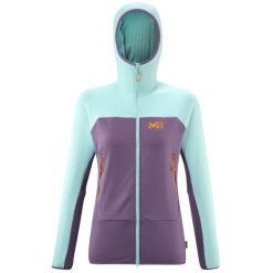 Bluza turystyczna damska Millet Fusion Grid Hoodie W. Fioletowe bluzy bez kaptura damskie Millet, l. Za 729.00 zł.