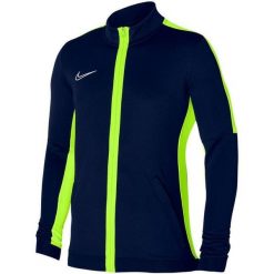 Męska Kurtka Dresowa. Niebieskie kurtki męskie Nike, m, bez wzorów, z dresówki, casualowe, bez kaptura. Za 242.99 zł.