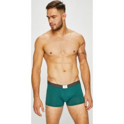 Tom Tailor Denim - Bokserki. Zielone bokserki męskie Tom Tailor Denim, bez wzorów, z bawełny. W wyprzedaży za 39.90 zł.