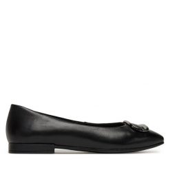 Baleriny MEXX. Czarne baleriny damskie Mexx, bez wzorów, bez obcasa. Za 239.99 zł.